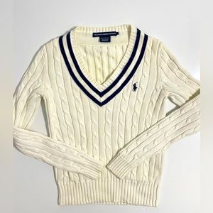 Women’s Ralph Lauren Sport Wimbledon Tennis Sweater, Sz S